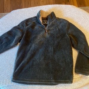 True Grit Mens Sherpa Pullover 1/4 Zip Sweater Outdoor Long Sleeve